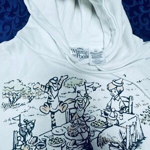 Winnie the Pooh hoodie size X Large small stain on back